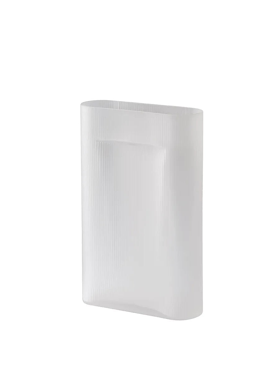 Ridge Vas, vitt frostat Glas från Muuto - 1 - Jacobsen Plus