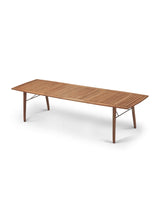 Skagerak Ballare Trädgårdsbord, 196 cm inkl. 2 iläggsskivor från Fritz Hansen - 1 - Jacobsen Plus