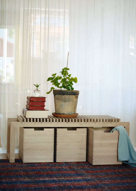 Skagerak Cutter Låda, stor från Fritz Hansen - Teak - Jacobsen Plus