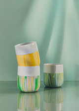 Royal Copenhagen Riflet Contrast Marble mugg, solsken, 35 cl - 2 - Jacobsen Plus