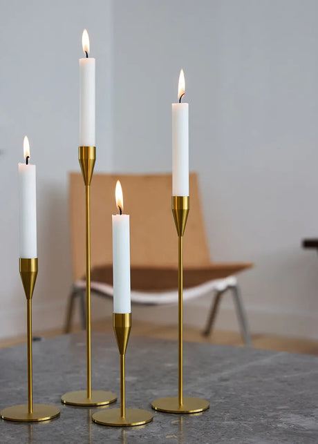Mars Ljusstake, mässing från Piet Hein - Table - H: 15 cm - Jacobsen Plus