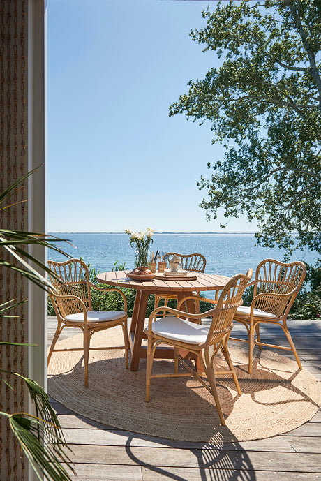 Margret Utomhusmatstol, Natur från Sika-Design - Ingen dyna - Jacobsen Plus