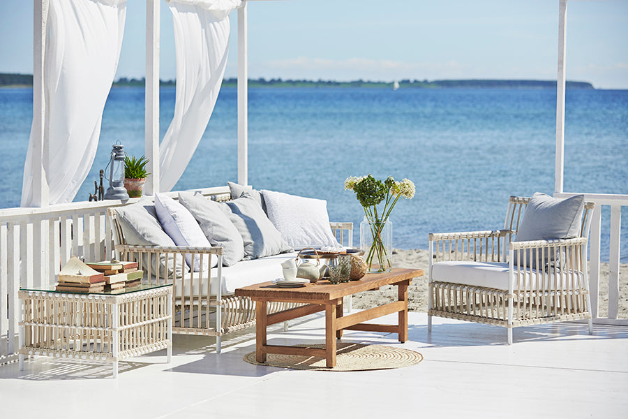 Caroline Exterior Fåtölj, Dove White från Sika-Design - 3 - Jacobsen Plus