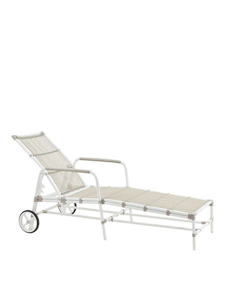 Josephine Exterior Solstol, Dove White från Sika-Design - Ingen dyna - Jacobsen Plus