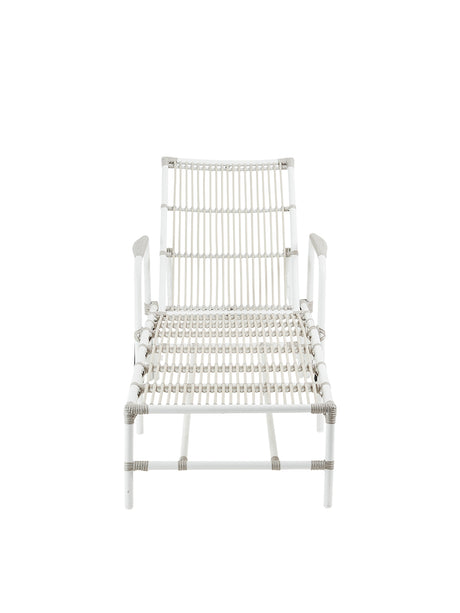 Josephine Exterior Solstol, Dove White från Sika-Design - Ingen dyna - Jacobsen Plus