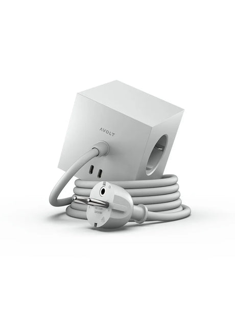 Square 1 Grenuttag med USB-C, gotland grå från Avolt - Jacobsen Plus