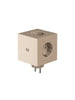 Square 2 Grenuttag med USB, beige från Avolt