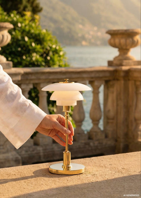 PH 1/1 Portable bordslampa, mässing från Louis Poulsen - 2 - Jacobsen Plus
