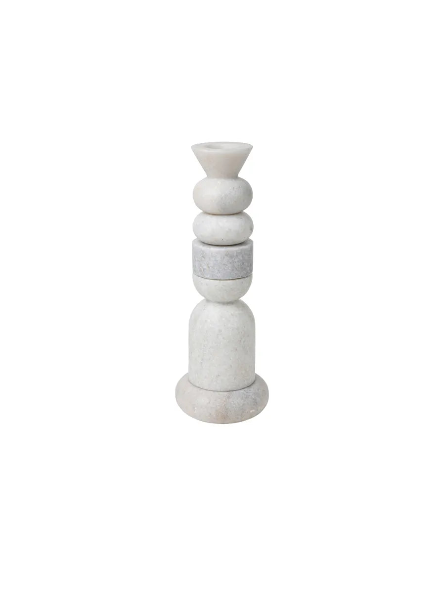 Stone Stacking Ljusstake Vit från Tom Dixon - 1 - Jacobsen Plus