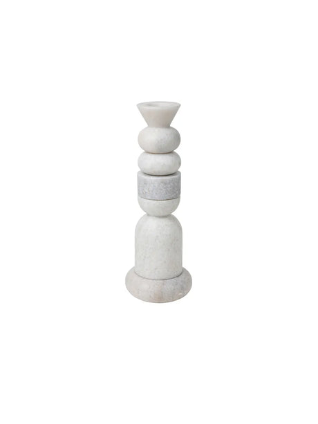Stone Stacking Ljusstake Vit från Tom Dixon - Jacobsen Plus