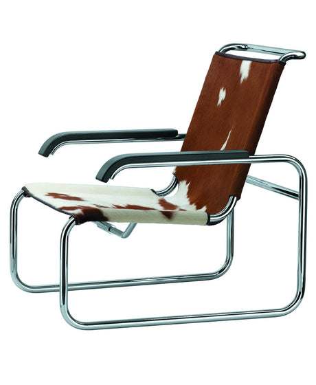 S 35 LV fåtölj, brun kohud från Thonet - Jacobsen Plus