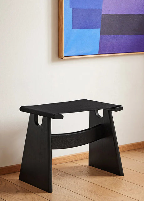 Seto Stool, ek svart lack från Fredericia Furniture - 2 - Jacobsen Plus