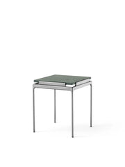 Sett LN11 Sidobord, verde guatemala marble / mörk krom från &Tradition