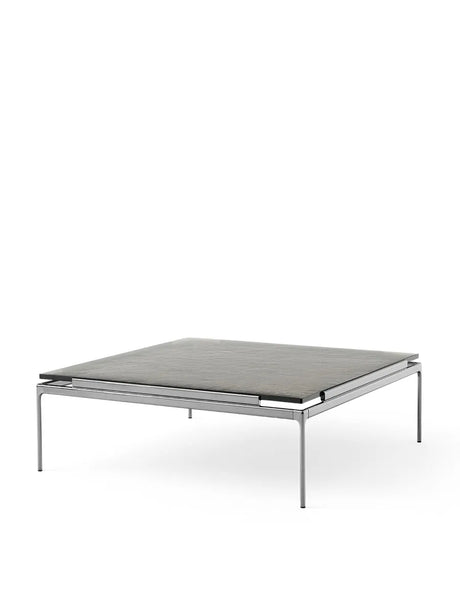 Sett LN13 Soffbord, rökfärgat Glas / mörk krom från &Tradition - Jacobsen Plus