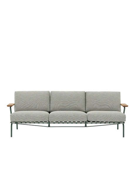 Settle Outdoor Soffa, 3-sits från Muuto - Dark green - Jacobsen Plus