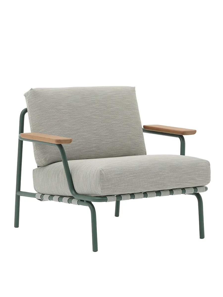 Settle Outdoor Loungefåtölj från Muuto - Dark green - Jacobsen Plus