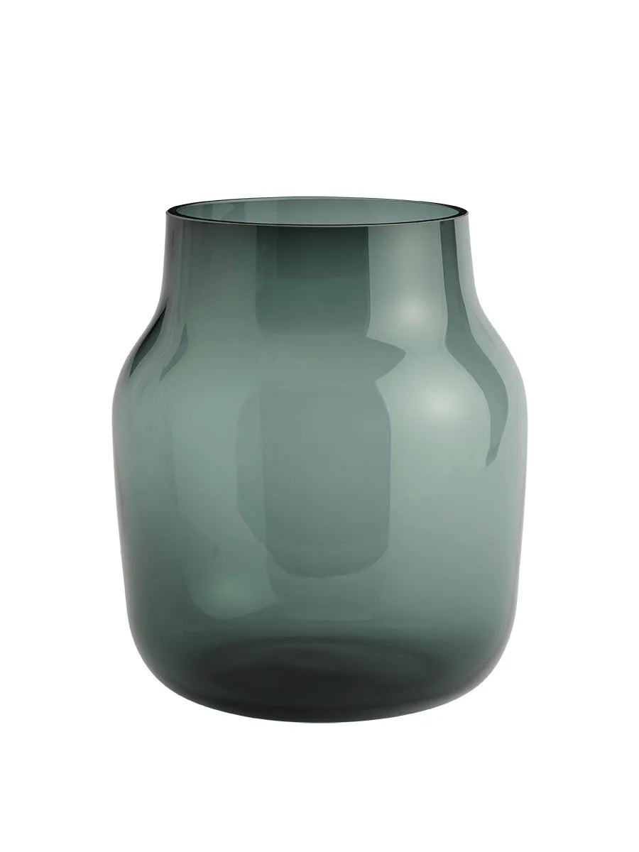 Silent Vas, Ø 20 cm från Muuto - Dark green - Jacobsen Plus