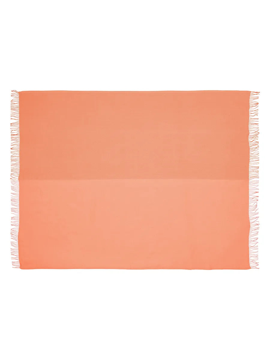 Secret Plaid, coral/amber från Silkeborg Uldspinderi
