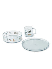 Siva Printed Tableware Set, sea creature/sandy från Liewood