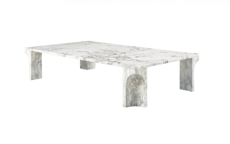 Gubi Doric Soffbord, 140x80 cm - Honey Amber Marble - Jacobsen Plus
