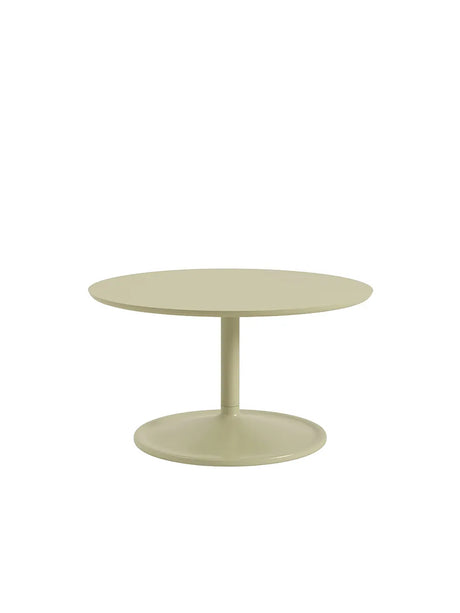 Soft soffbord, Ø75 från Muuto - Beige Green Laminat - Jacobsen Plus