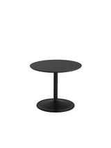 Soft sidobord, Ø48/H40 från Muuto - Black Nanolaminat - Jacobsen Plus