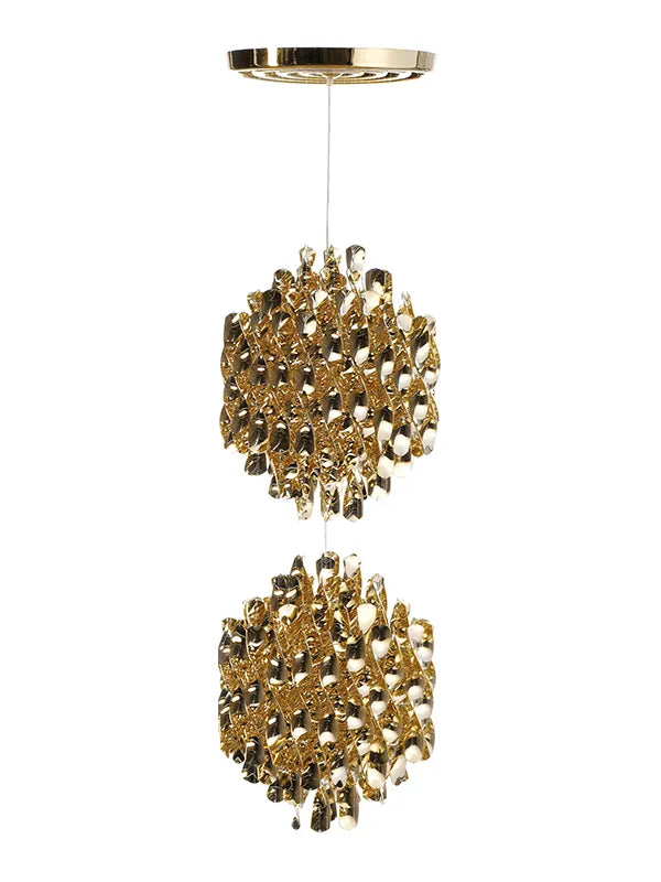 Spiral SP2 pendellampa av Verner Panton - Guld - Jacobsen Plus