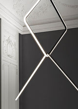 Arrangements 2, Square L / Broken Line inkl. baldakin från Flos - 2 - Jacobsen Plus