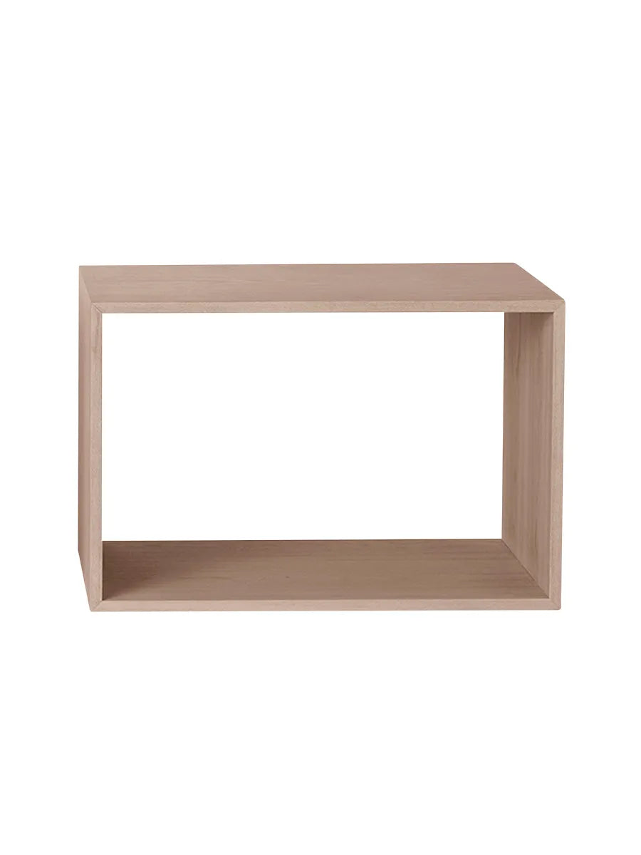 Stacked Bokhylla, stor från Muuto - Ek / Åbent (utan ryg) - Jacobsen Plus