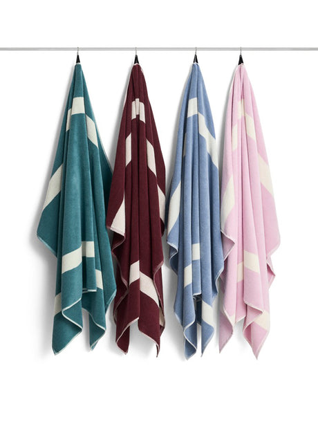 Stripe badelakan från HAY - Burgundy - Jacobsen Plus