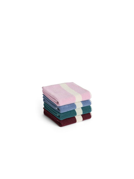 Stripe gästhandduk från HAY - Burgundy - Jacobsen Plus