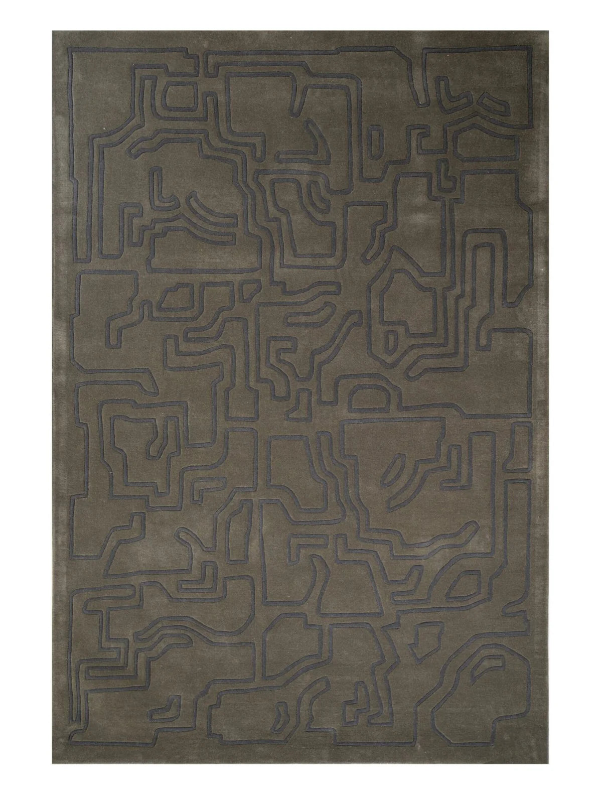 Structures 2.0 Matta, Arktiskt grön från Massimo - 170 x 240 cm - Jacobsen Plus