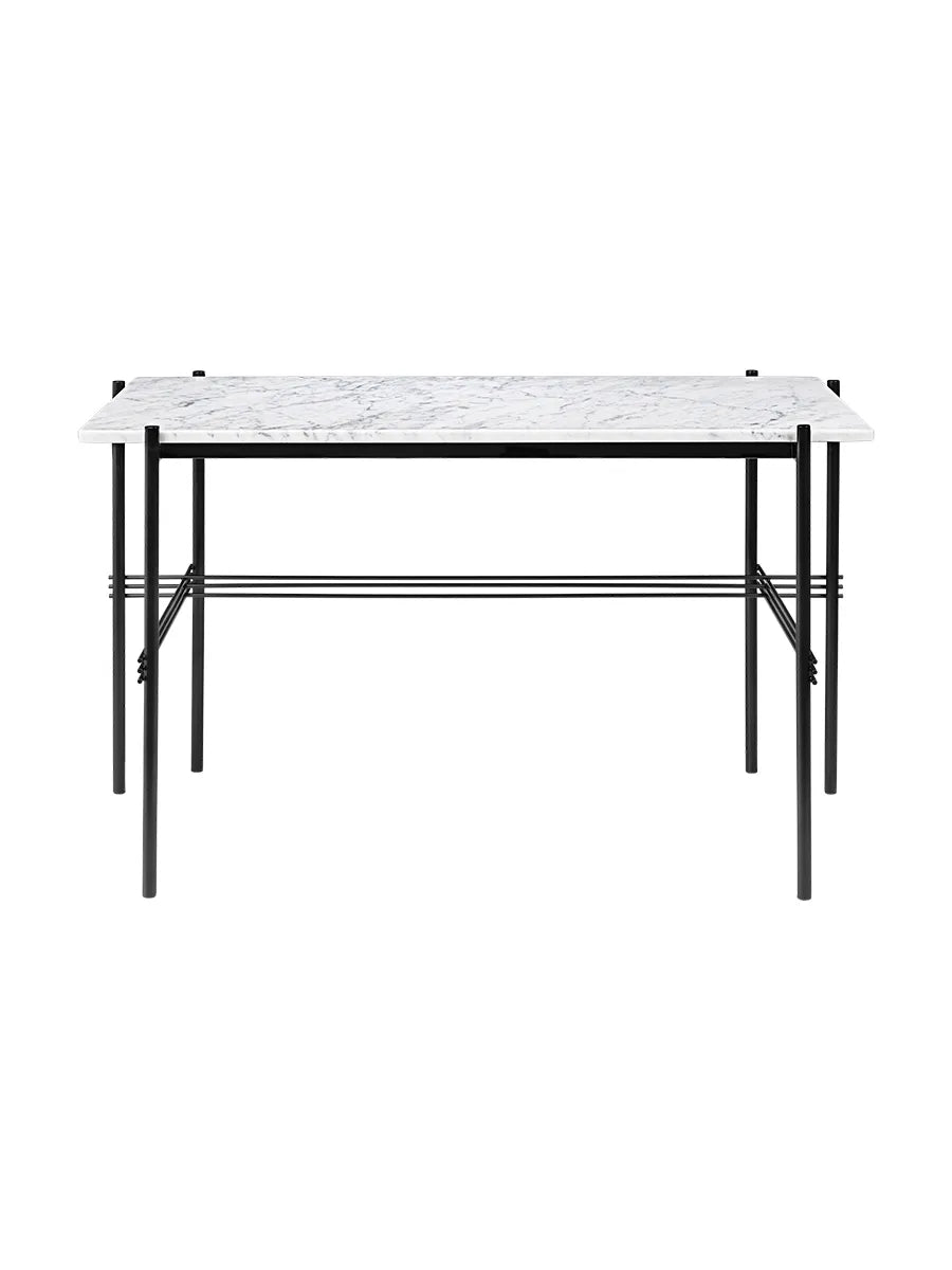 TS Desk 120x60 från GUBI - White Carrara Marble - Jacobsen Plus