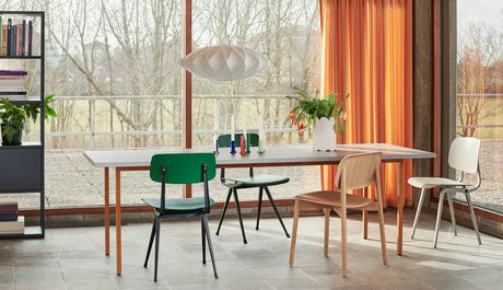 Two-Colour Matbord 240x90 från HAY - Light grey / Ochre - Jacobsen Plus