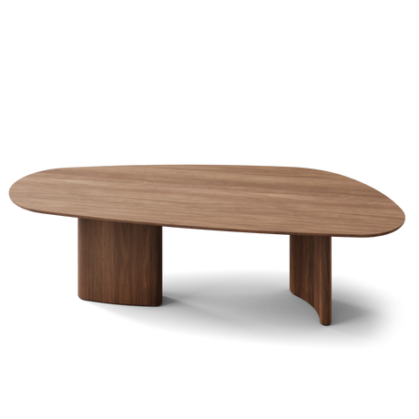 Tangent matbord, rektangulärt oljad valnöt från DK3 - L240 x W110 x H72 cm - Jacobsen Plus