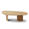Tangent matbord, rektangulärt lackad ek från DK3