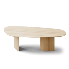 Tangent matbord, rektangulärt i såpbehandlad ek från DK3