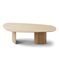 Tangent matbord, rektangulärt vitoljad ek från DK3