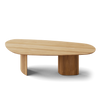 Tangent matbord, rektangulärt oljad ek från DK3