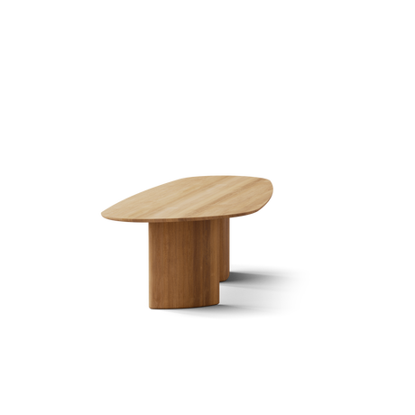 Tangent matbord, rektangulärt oljad ek från DK3 - L240 x W110 x H72 cm - Jacobsen Plus