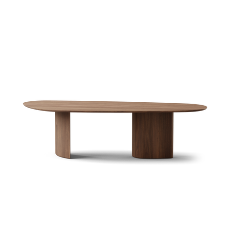 Tangent matbord, rektangulärt oljad valnöt från DK3 - L240 x W110 x H72 cm - Jacobsen Plus