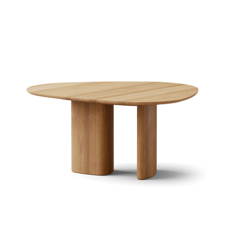 Tangent matbord, rund Ø136 från DK3 - Oljad eg - Jacobsen Plus