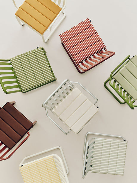 Terrazza Sittdyna från Hay - Olive bold stripe - Jacobsen Plus