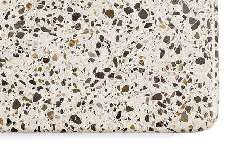 Terrazzo Table från HAY - Ø: 70 x H: 74 cm / Anthracite - grå terrazzo - Jacobsen Plus
