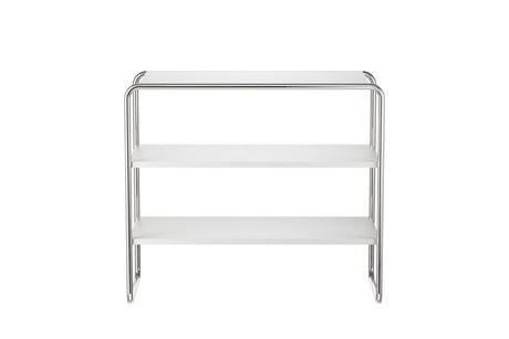 B 22 a bokhylla från Thonet - Open-pore ash lacquered pure white RAL 9010 - Jacobsen Plus