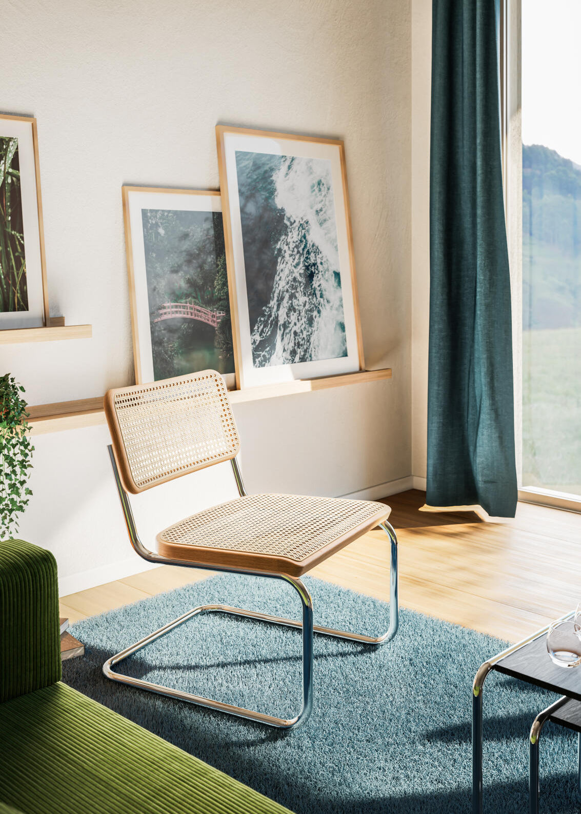S 32 VL fåtölj, naturfilt från Thonet - 1 - Jacobsen Plus