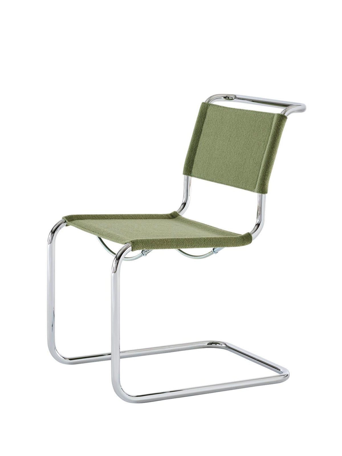 S 33 V-konsolstol från Thonet - Chrome - Nobel 68303 - Without gliders - Jacobsen Plus