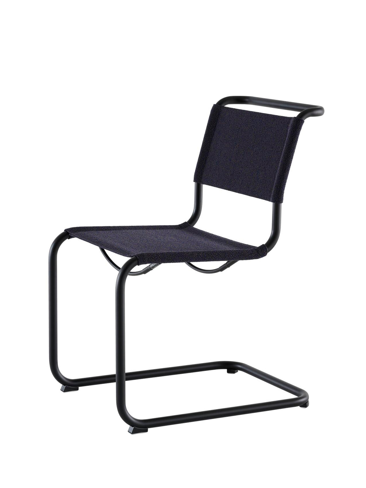S 33 V-konsolstol från Thonet - Deep Black - Cento Deep - Plastic gliders black - Jacobsen Plus