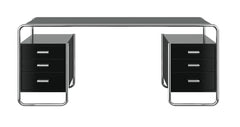 S 285/5 skrivbord, krom från Thonet