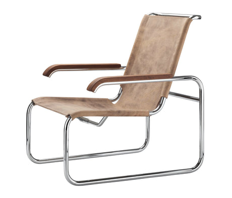 S 35 L fåtölj från Thonet - Special full grain butt leather - Black - Jacobsen Plus